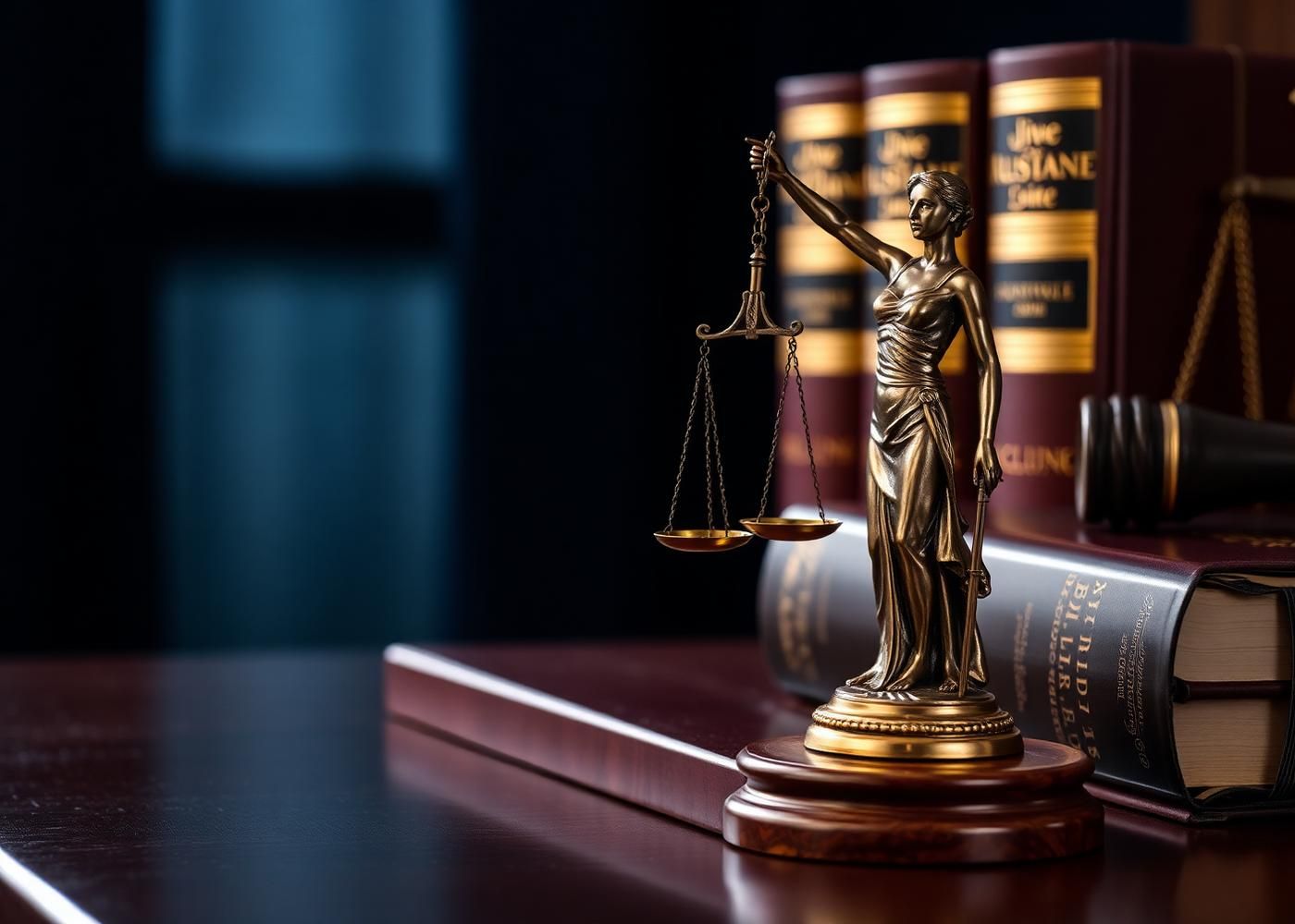 Estátua da Justiça em bronze